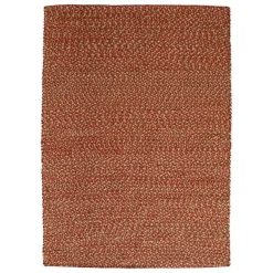 HAY Braided rug, red