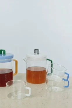 HAY Brew pot, clear - jade light blue