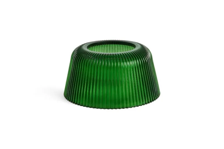 HAY Brim pendant, 24,5 cm, bottle green glass