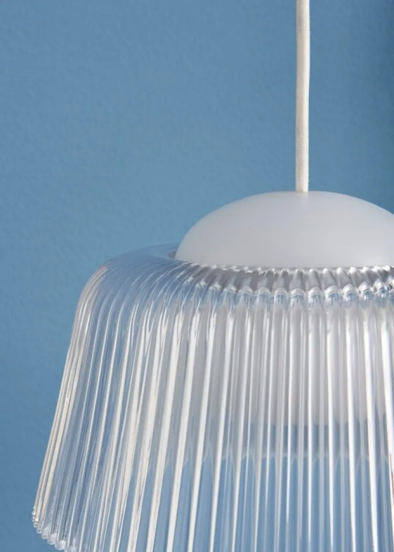 HAY Brim pendant, 24,5 cm, clear glass