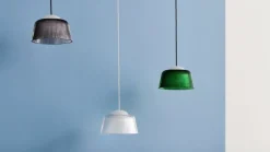 HAY Brim pendant, 24,5 cm, clear glass