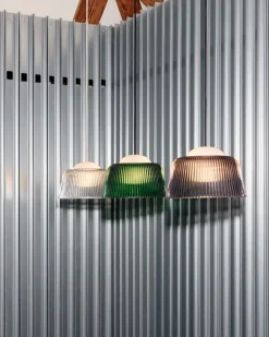 HAY Brim pendant, 24,5 cm, smoked grey glass