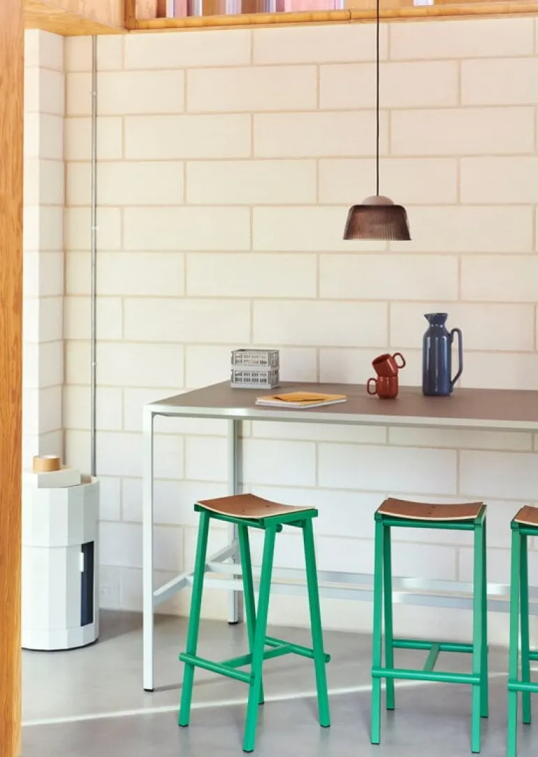 HAY Brim pendant, 24,5 cm, smoked grey glass