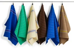 HAY Canteen tea towel, 52 x 80 cm, cream and blue