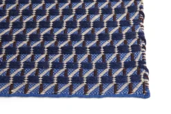 HAY Channel rug, blue - white