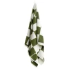 HAY Check bath towel, 70 x 136 cm, matcha