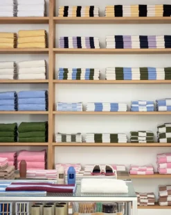 HAY Check bath towel, 70 x 136 cm, matcha