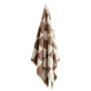 HAY Check bath towel, 70 x 136 cm, cappuccino