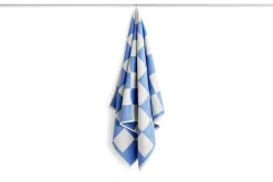 HAY Check bath towel, 70 x 136 cm, sky blue