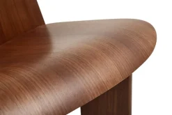 HAY Chisel lounge chair, lacquered walnut