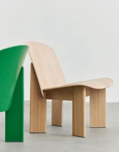 HAY Chisel lounge chair, lacquered oak