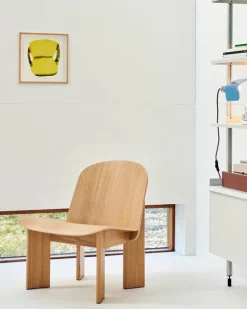 HAY Chisel lounge chair, lacquered oak