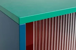 HAY Colour Cabinet w/ glass doors, tall, multicolour