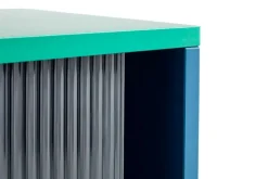 HAY Colour Cabinet w/ glass doors, floor, 120 cm, multicolour