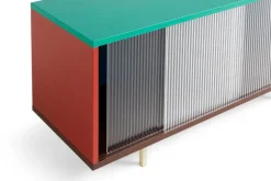 HAY Colour Cabinet w/ glass doors, floor, 120 cm, multicolour