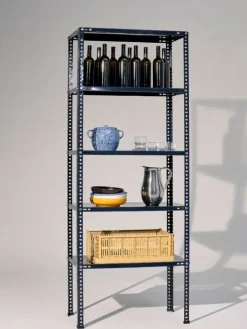 HAY Colour Crate, L, recycled plastic, golden yellow