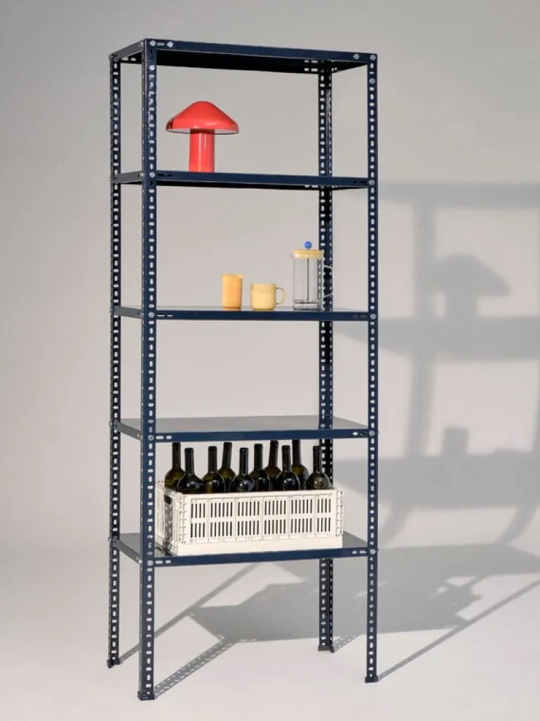 HAY Colour Crate, L, recycled plastic, off-white