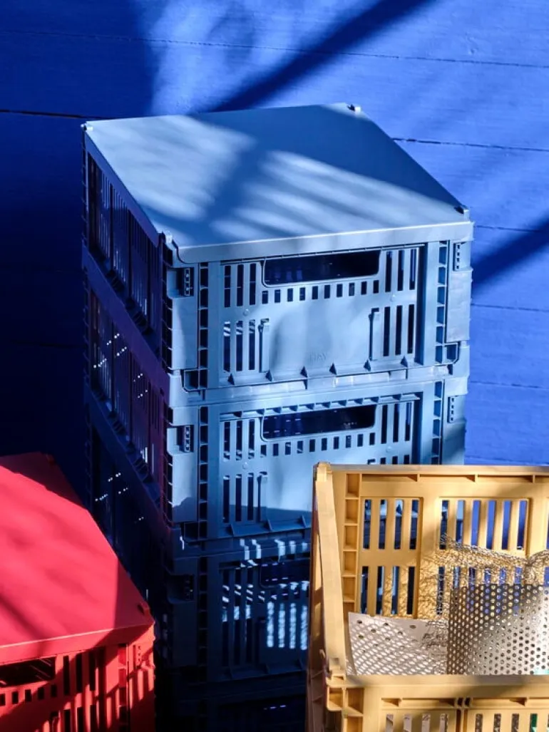 HAY Colour Crate lid, M, electric blue