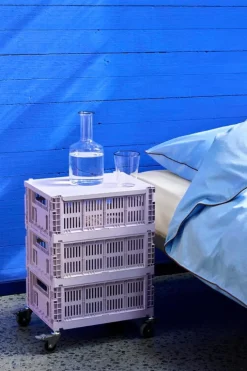 HAY Colour Crate, M, recycled plastic, lavender