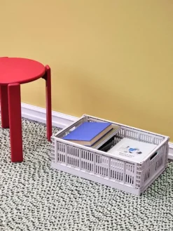 HAY Colour Crate, M, recycled plastic, lavender