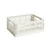 HAY Colour Crate, M, recycled plastic, off-white
