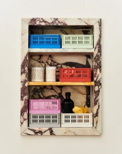 HAY Colour Crate Mini, 2 pcs, dusty rose