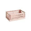 HAY Colour Crate, S, recycled plastic, blush