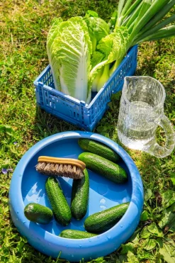 HAY Colour Crate, S, recycled plastic, electric blue
