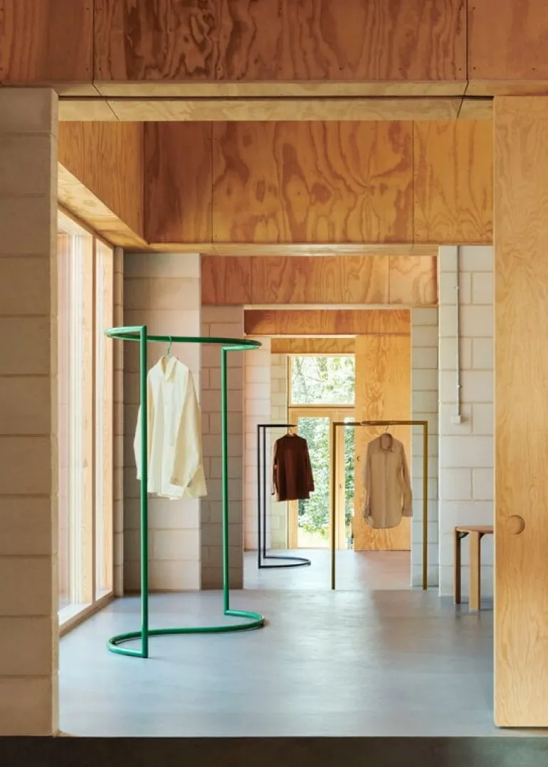 HAY Colour Rack clothes rack, S-shape, jungle green