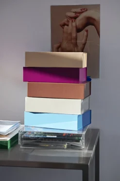 HAY Colour Storage box, S, milk chocolate