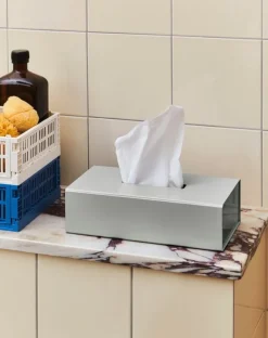HAY Colour Storage tissue box, grey