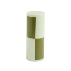 HAY Column candle, M, light green - army green