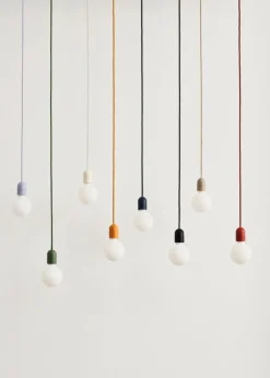 HAY Common pendant cord set, soft black