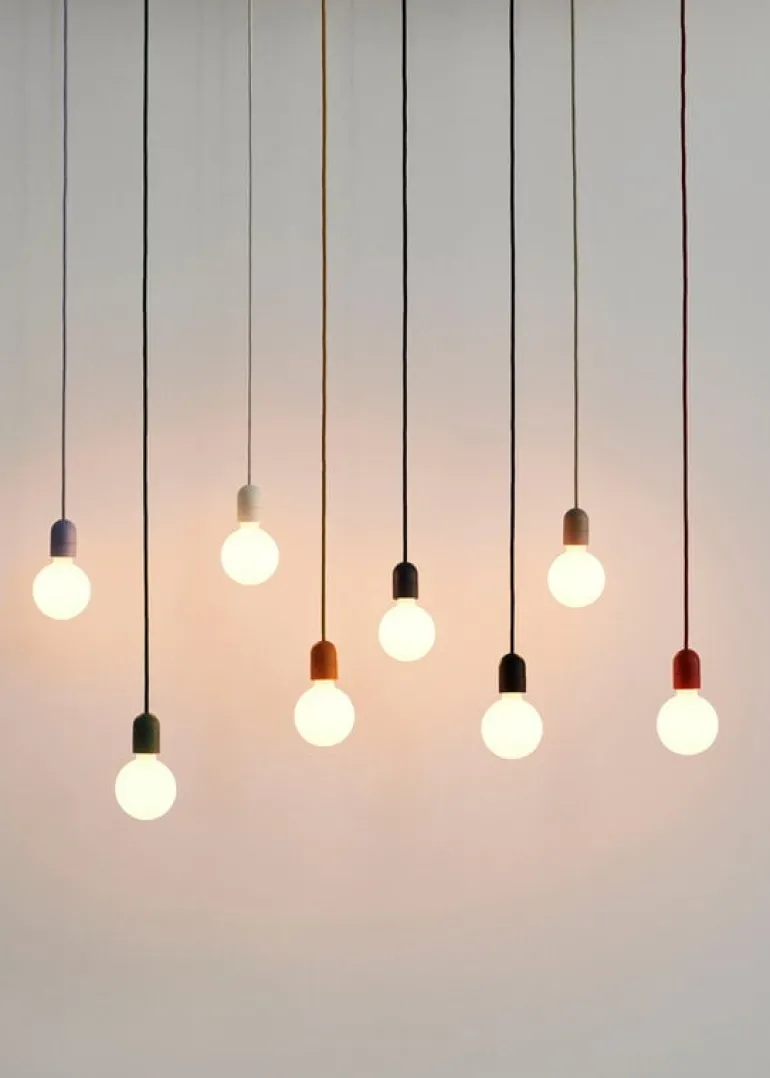 HAY Common pendant cord set, clay white