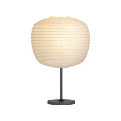 HAY Common table lamp base, soft black - black terrazzo