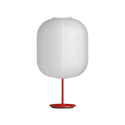 HAY Common table lamp base, signal red steel