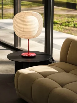 HAY Common table lamp base, signal red steel