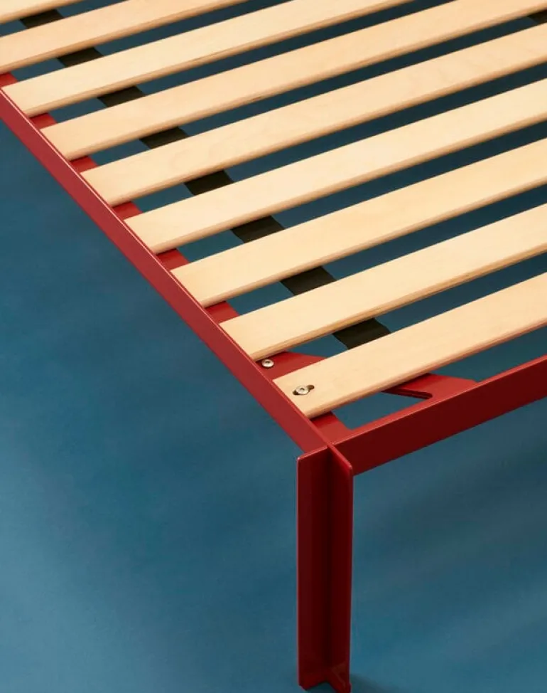 HAY Connect bed, maroon red