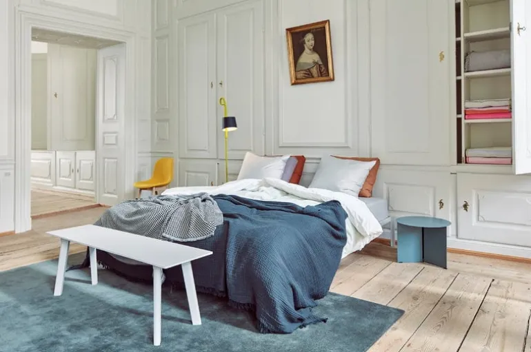 HAY Connect bed, warm grey