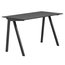 HAY CPH90 2.0 desk, 130 x 65 cm, black oak - black oak veneer