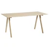 HAY CPH10 2.0 desk, 160 x 80 cm, lacq. oak - lacquered oak veneer