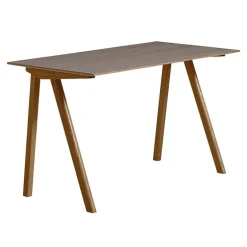 HAY CPH90 2.0 desk, 130 x 65 cm, walnut - lacquered walnut veneer