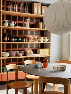 HAY CPH25 2.0 table, 140 cm, black laminate - black linoleum