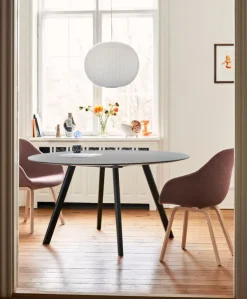 HAY CPH25 2.0 table, 120 cm, black oak - black oak veneer