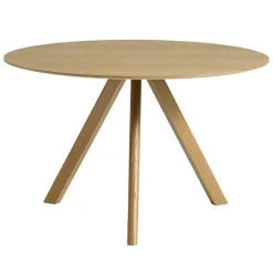 HAY CPH20 2.0 table, 120 cm, lacquered oak - lacquered oak veneer