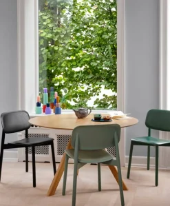 HAY CPH20 2.0 table, 120 cm, lacquered oak - lacquered oak veneer