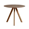 HAY CPH20 2.0 table, 90 cm, lacquered walnut - lacquered walnut veneer