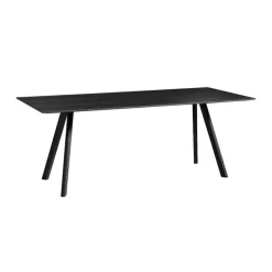HAY CPH30 2.0 table, 200 x 90 cm, black oak - black oak veneer