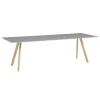 HAY CPH30 2.0 table, 250 x 90 cm, lacquered oak - grey linoleum