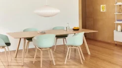 HAY CPH30 2.0 table, 250 x 90 cm, lacq. oak - lacquered oak veneer